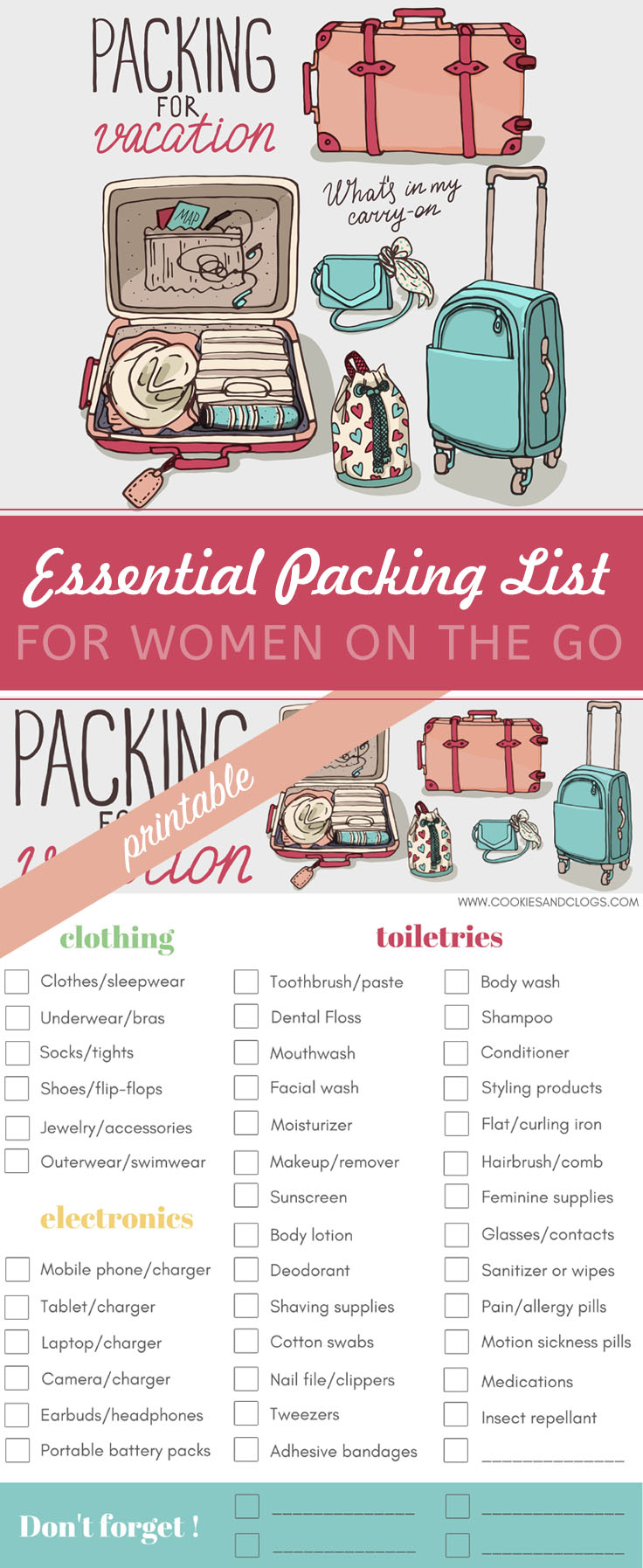 Carry-On Packing List: 10 Travel Must Haves Every Woman Needs