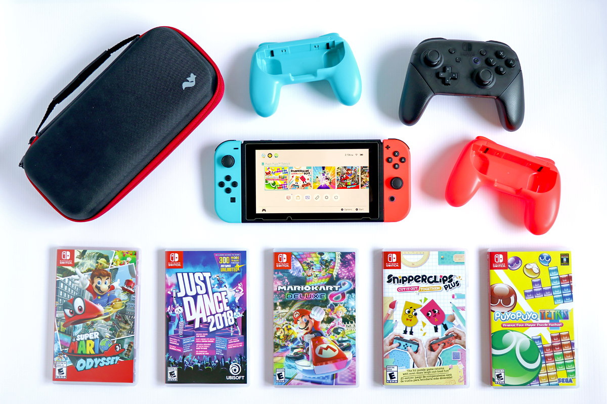 nintendo switch games and accessories